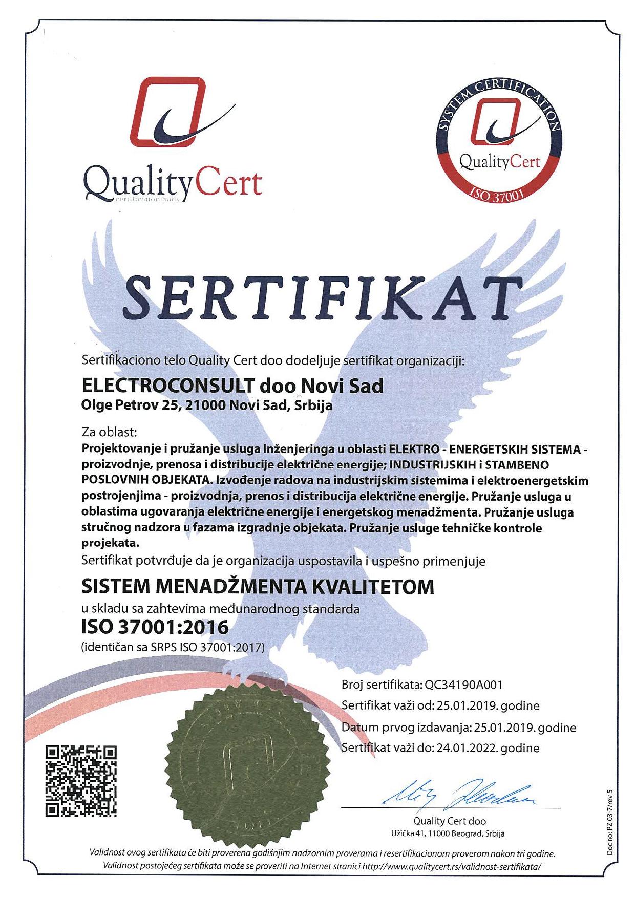 ISO37001 Sertifikat srpski-page-001